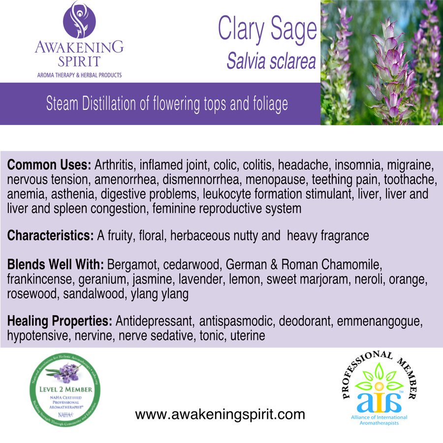 Clary Sage ~ Essential Oil