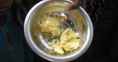 finished product of shea butter